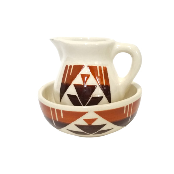 Vintage Sioux Native American Southwest Miniature Pottery Signed Kate Dismounts - Picture 1 of 10